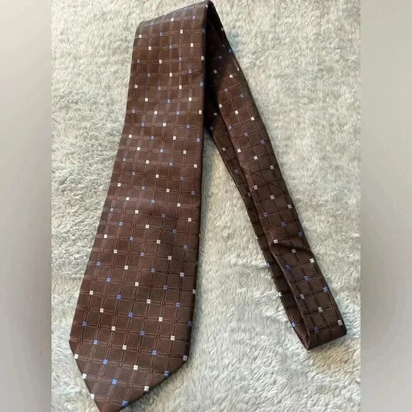 Bugatti Neck Tie Brown - Picture 1 of 5